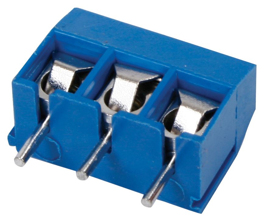 (Disc) Glaxio® 3-Way Terminal Block 5mm Combinable with 5.08mm Pin Pitch TB-002LC LL IG1.LL.100 Stocked Disc GETR
