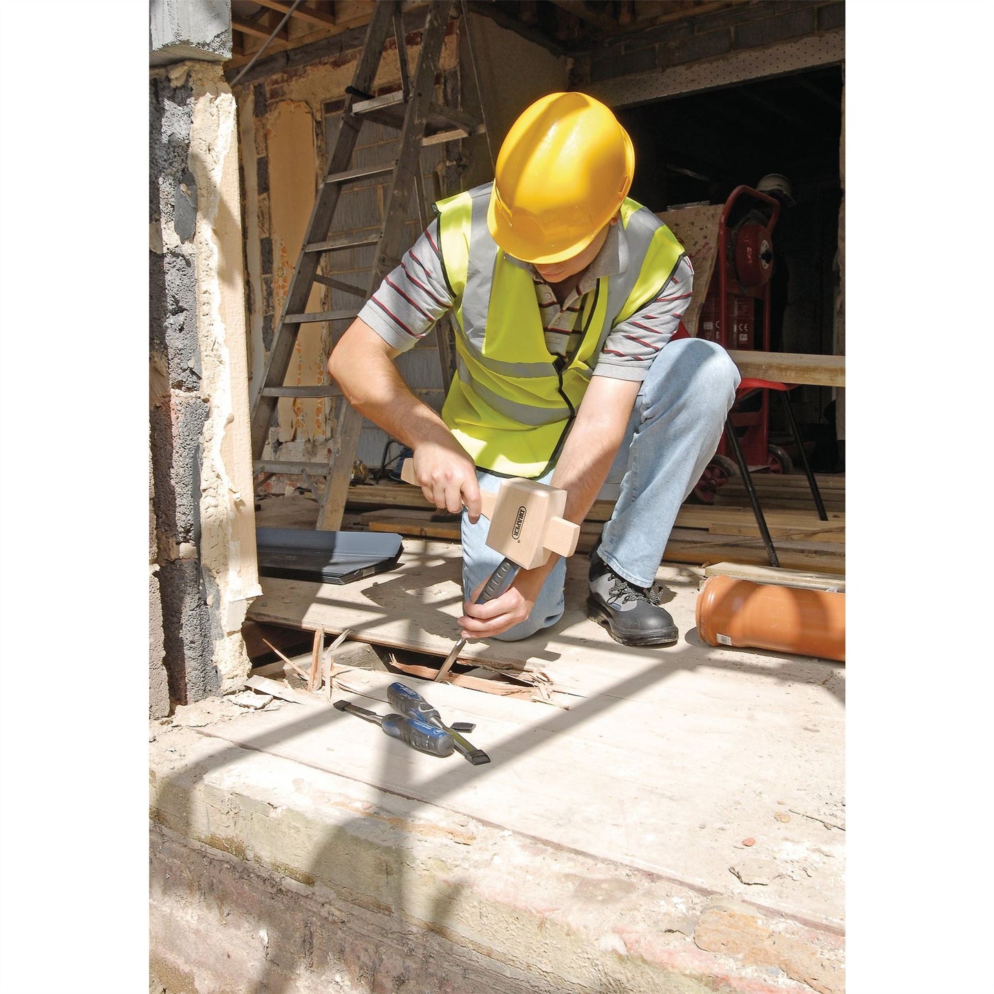 Draper 1x Expert 490G Beechwood Mallet Garage Professional Standard Tool 45237