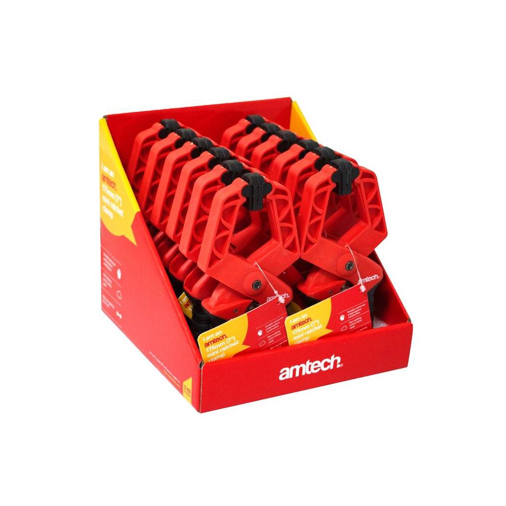 Amtech 175mm (7") Mini Ratchet Clamp - D0928