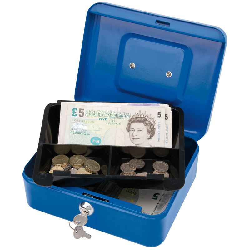 Draper Small Petty Cash/Money/Coin/Note Safety/Security/Deposit Locking Box - 38206