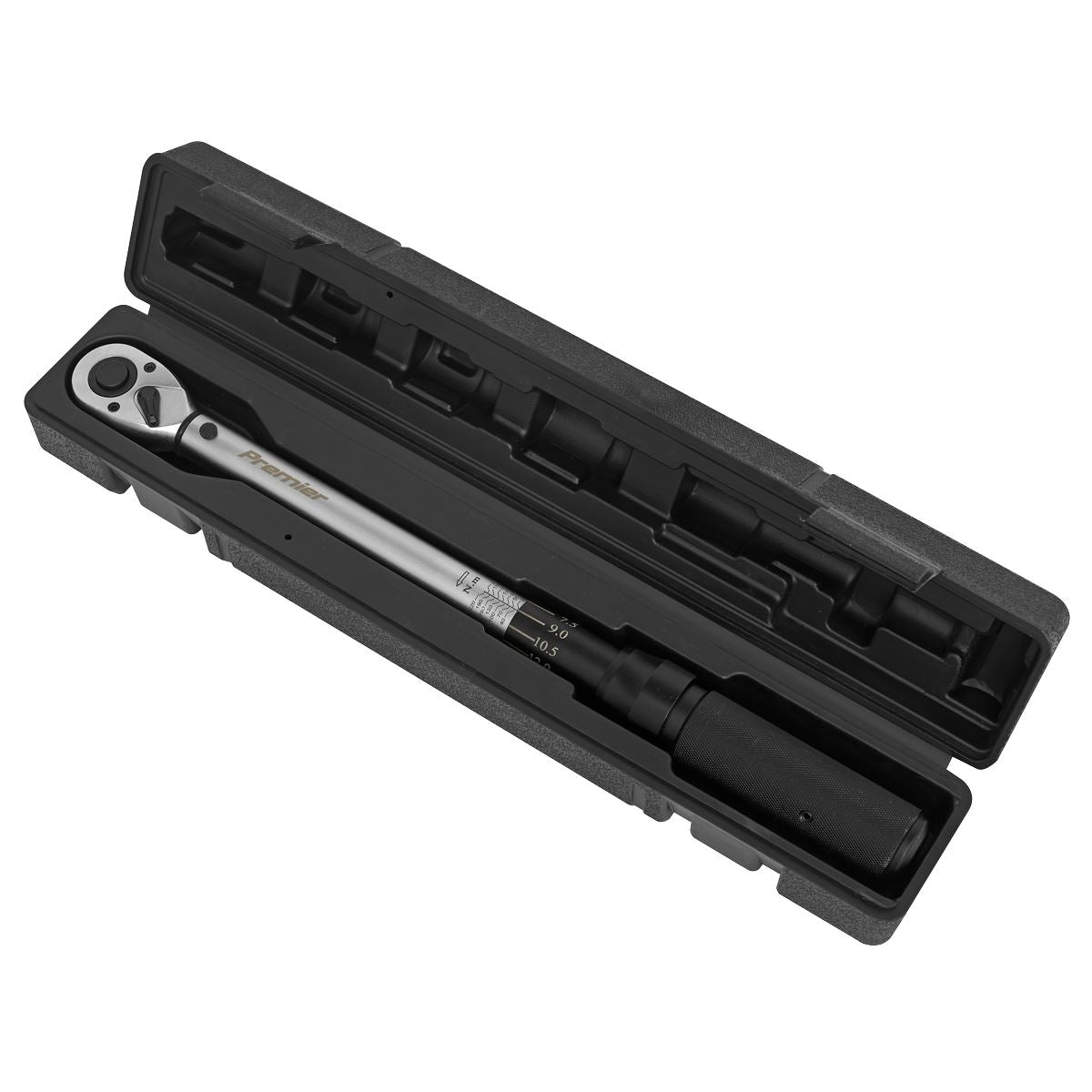 Sealey Torque Wrench Micrometer Style 40-210Nm 1/2"Sq Drive STW400