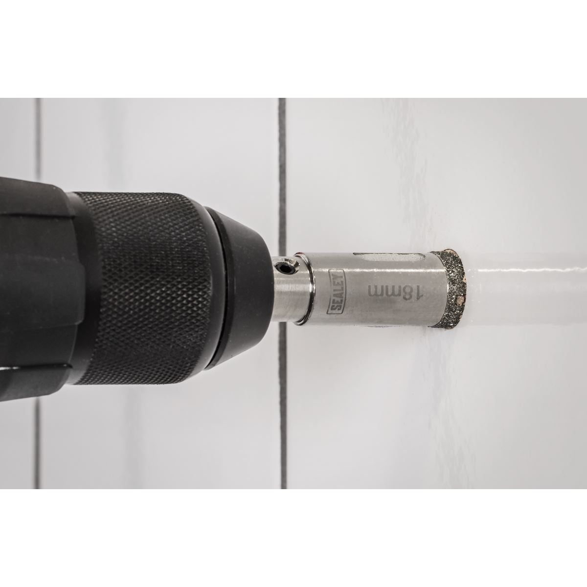 Sealey Electroplated Diamond Hole Saw 18mm DHS18