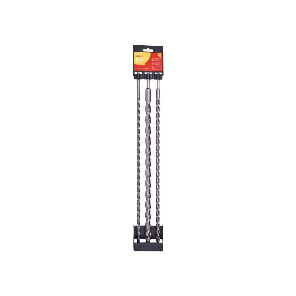 Amtech 3 Piece 600mm Sds Drill Bit Set - E0692
