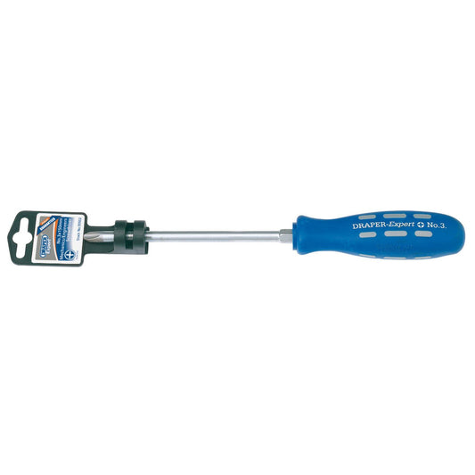 Draper 1x Expert No 3x150mm Cross Slot Mechanics Screwdriver Professional Tool - 55502