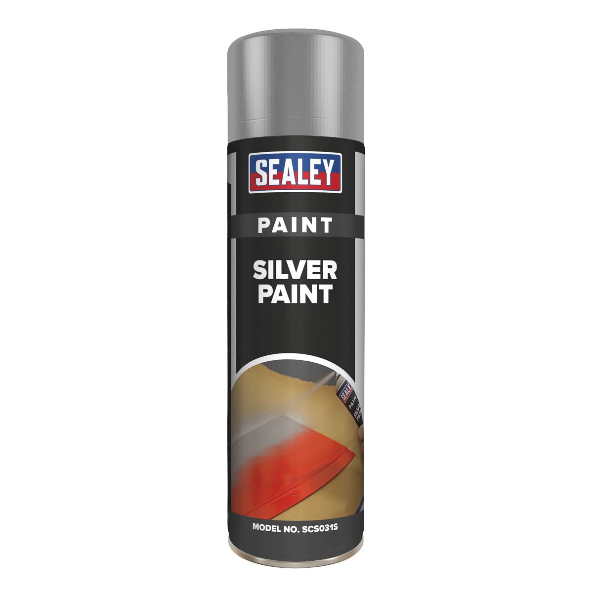 Sealey Silver Paint 500ml Single SCS031S
