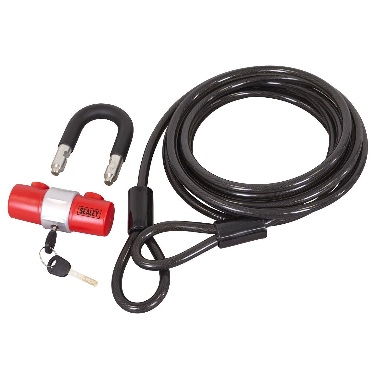 Sealey Motorcycle Cable Lock 5m SHGCL5