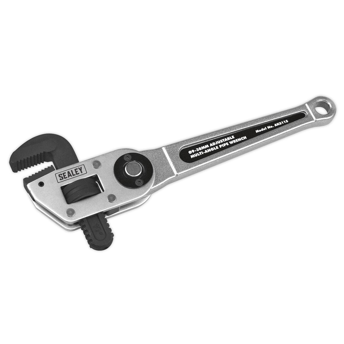Sealey Adjustable Multi-Angle Pipe Wrench 9-38mm AK5115