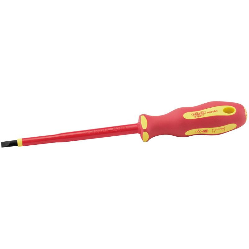 Draper Ergo Plus 5.5mm x 125mm Plain Slot Screwdriver 64419