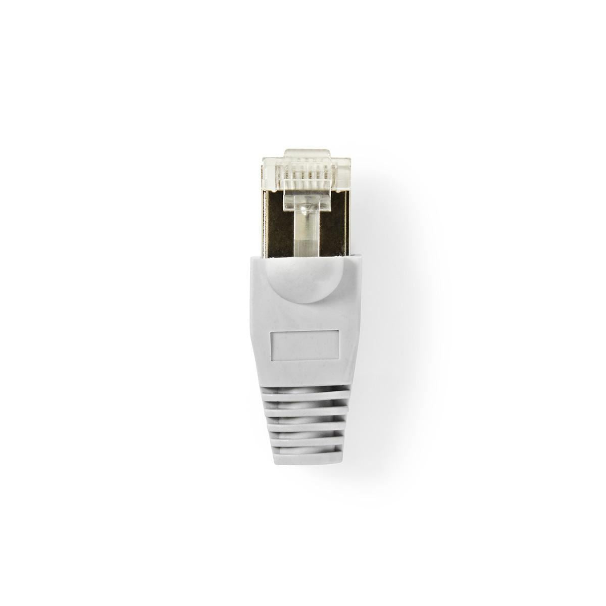 Nedis Network Connector Grey RJ45 8P8C Male to Free Strain Relief Boot 10 pieces - CCGB89350GY