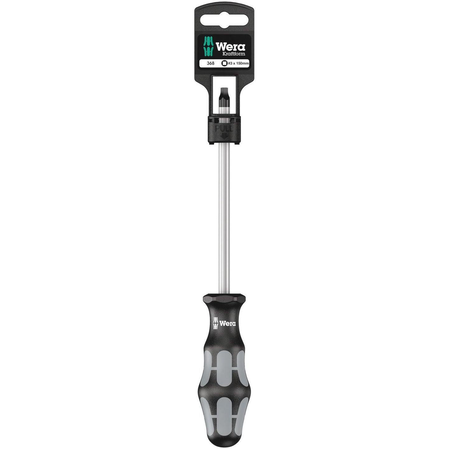 Wera 368 Sb Screwdriver Square 3/150 K'Form Plus Hangered 100072