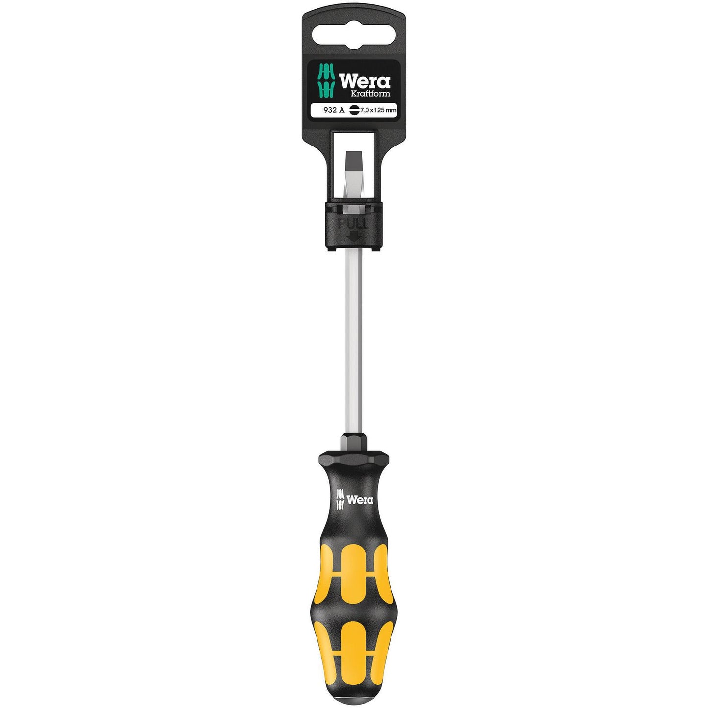 Wera 932A Sb Chisel Screwdriver Sl 1.2/7.0/125 K'Form Plus Hangered 100086