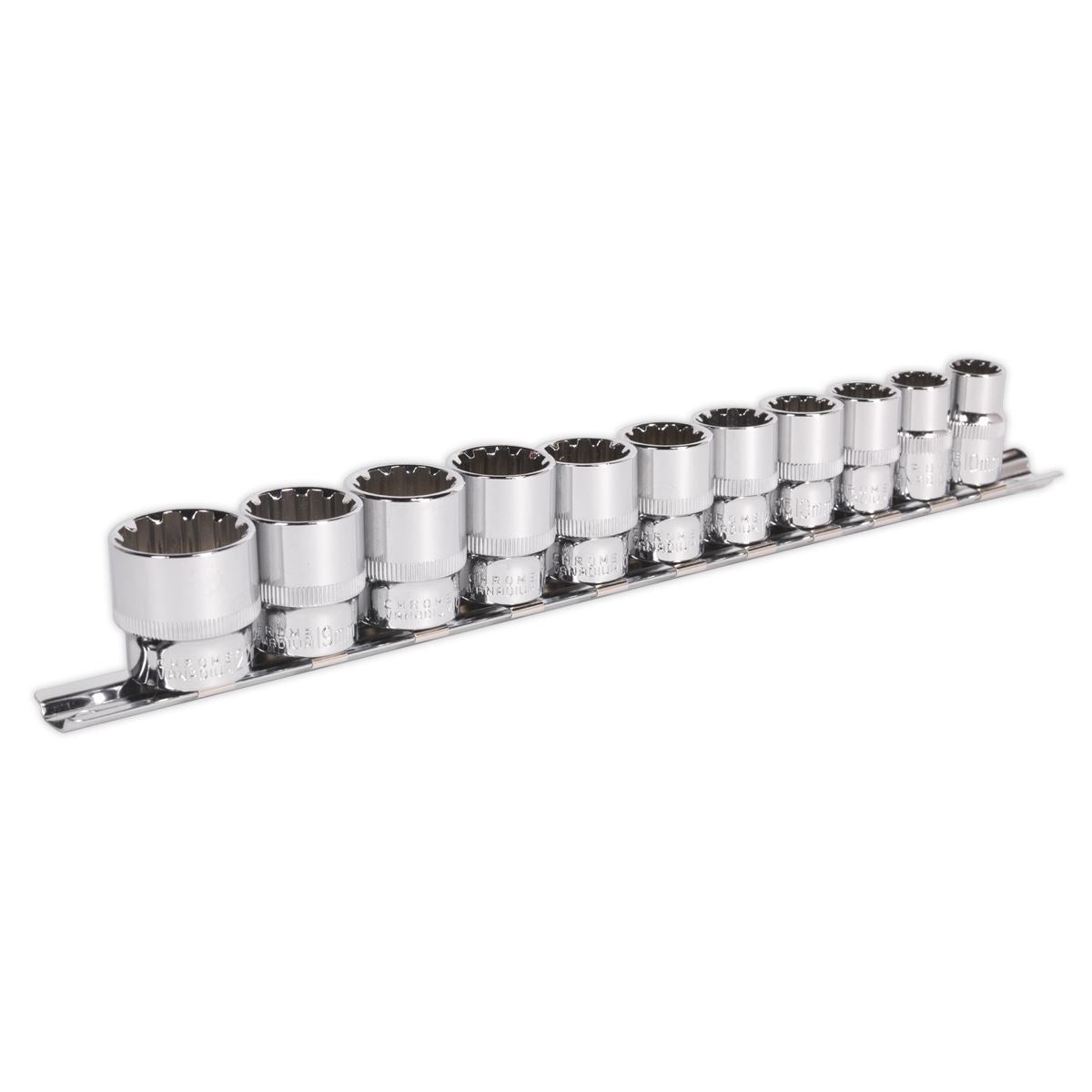 Sealey Socket Set 11pc 3/8"Sq Drive Total Drive AK69911