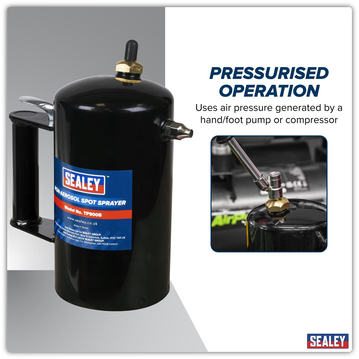 Sealey Black Non-Aerosol Spot Sprayer TP900B