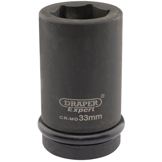 Draper 05147 Expert 33mm 1" Square Drive Hi-Torq 6 Point Deep Impact Socket