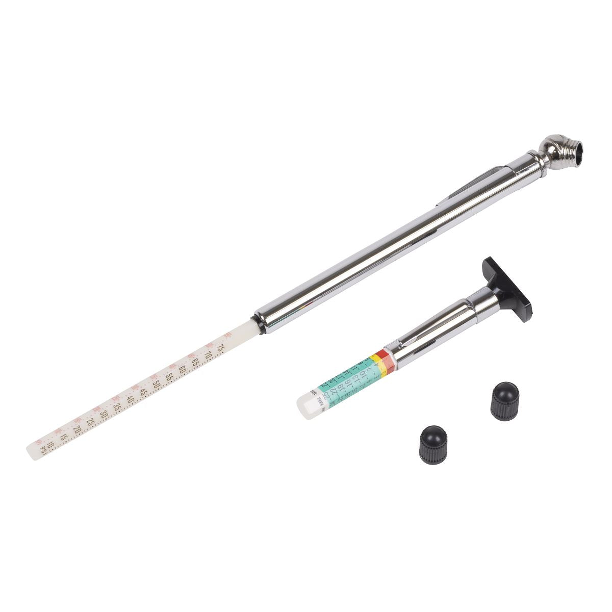 Sealey Tyre Pressure & Tread Depth Gauge Set 2pc TST/PGT
