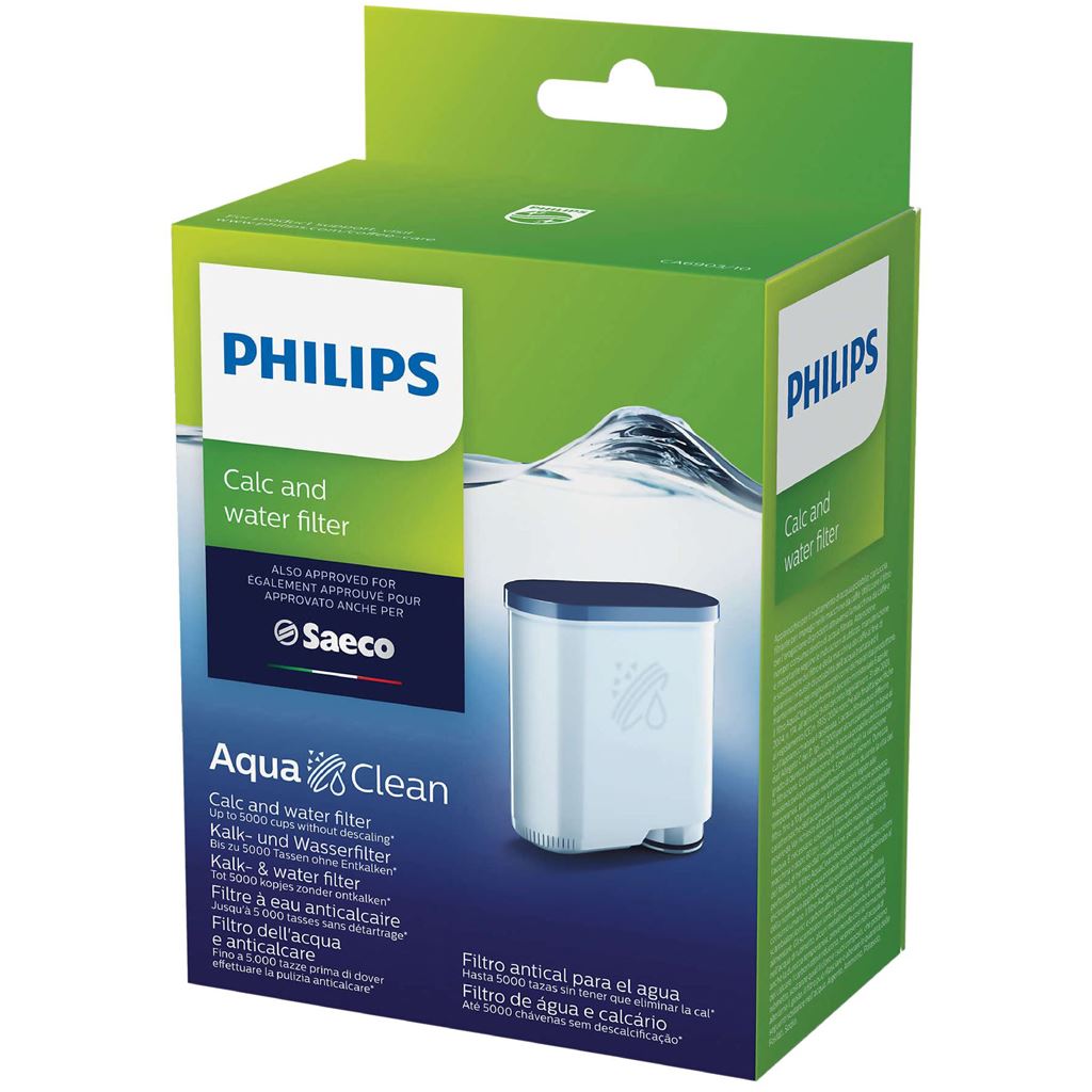 Philips Water Filter Cartridge Saeco Espresso Machine CA6903/10