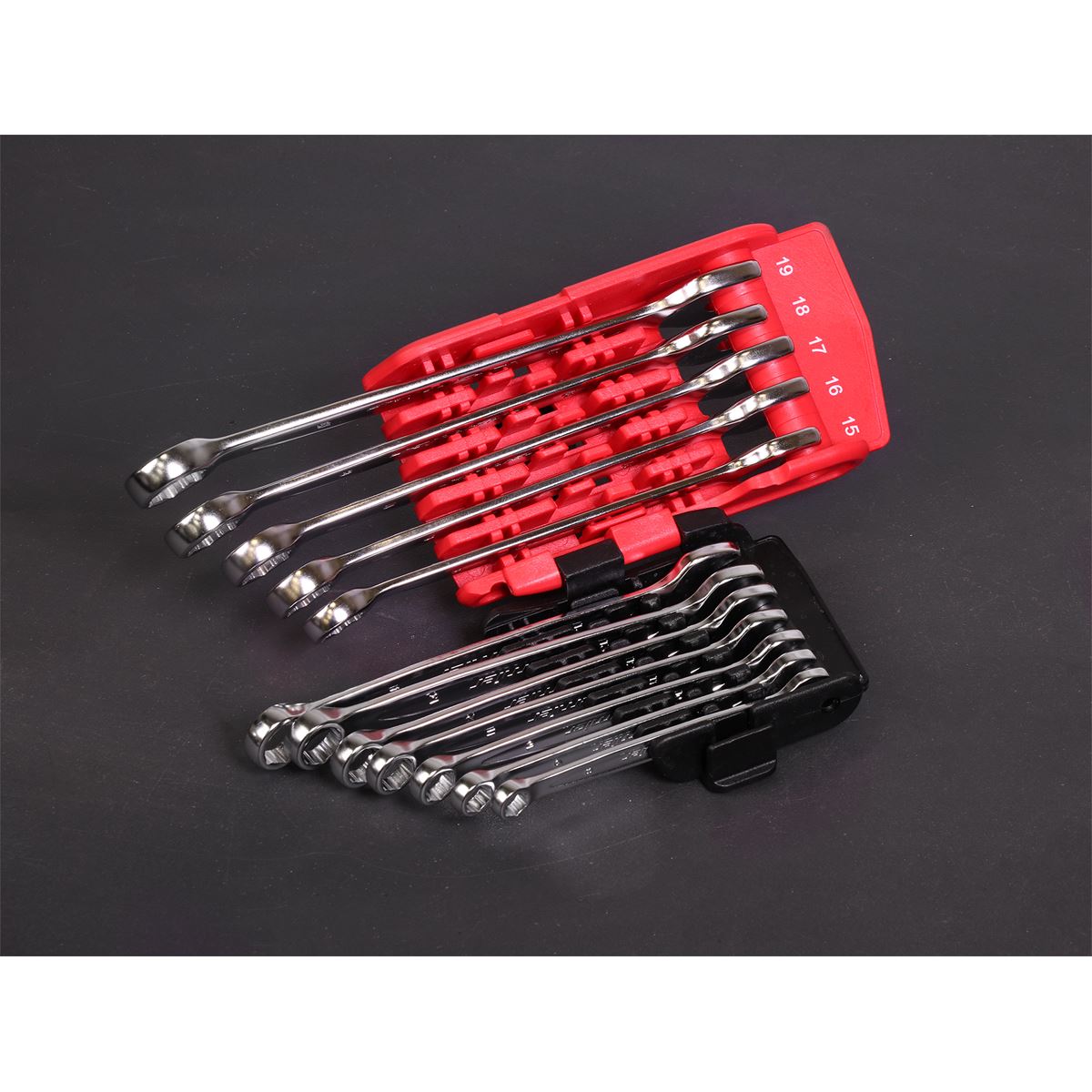 Sealey Combination Spanner Set 12pc Lock-On 6pt - Metric AK63921