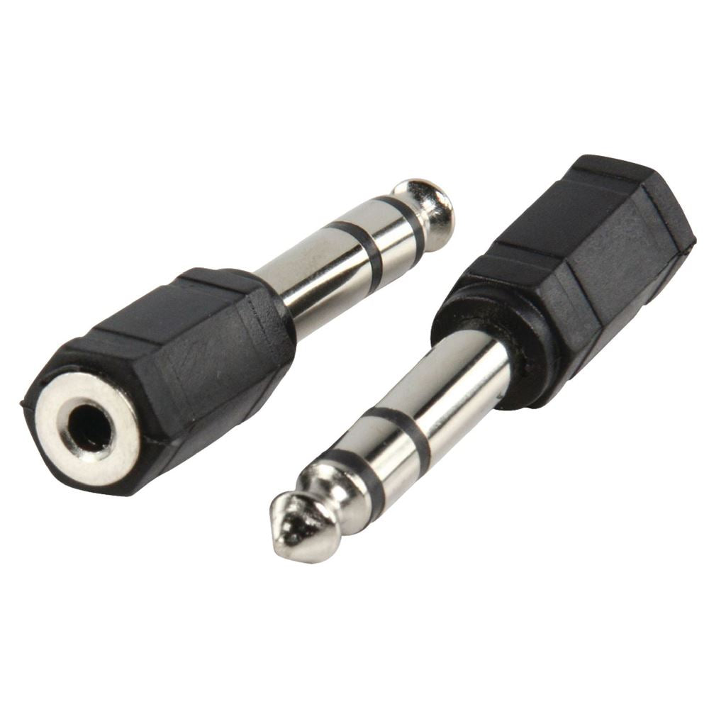 Valueline Adapter plug 6.35mm plug to 3.5mm stereo socket
