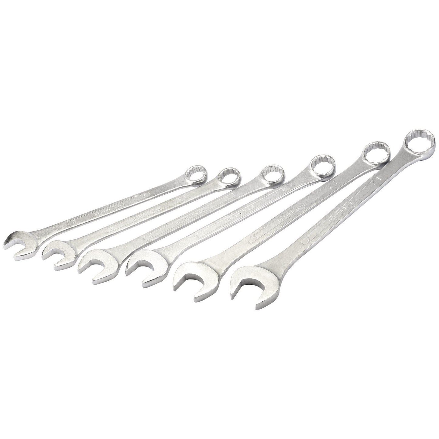 Draper 1x 6 Piece Heavy Duty Long Pattern Metric Spanner Set Professional Tool - 31167