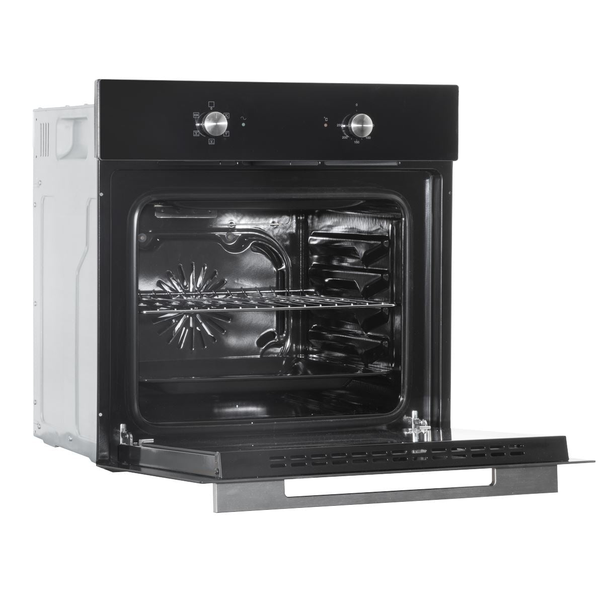 Sealey Baridi 60cm Built-In Five Function Fan Assisted Oven, 55L Capacity, Black DH124