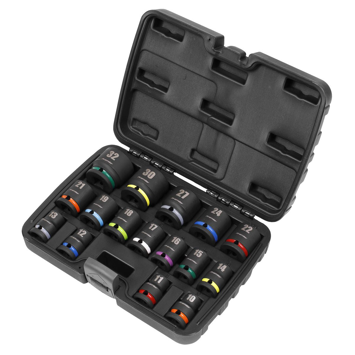 Sealey Impact Socket Set 16pc 1/2 Sq Drive AK5625M