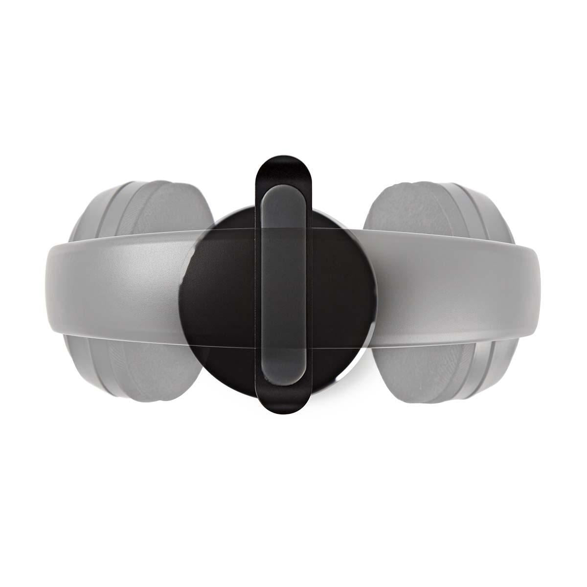 Nedis Headphones Stand Aluminium Design 98 x 276mm Black HPST200BK