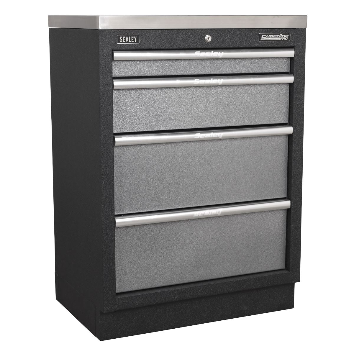 Sealey Superline Pro 2.0m Storage System - Stainless Worktop APMSSTACK07SS