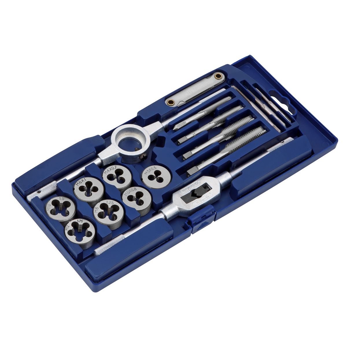 Sealey Tap & Die Set 17pc Metric AK321