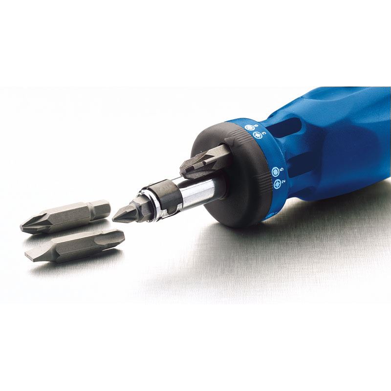 Draper VOID Chubby Ratcheting Screwdriver and Bit Set (7 Piece) - 75065