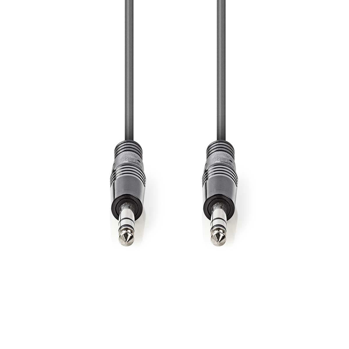 Nedis Balanced Audio Cable 6.35mm Male to 6.35mm Male 5m Grey COTH23020GY50
