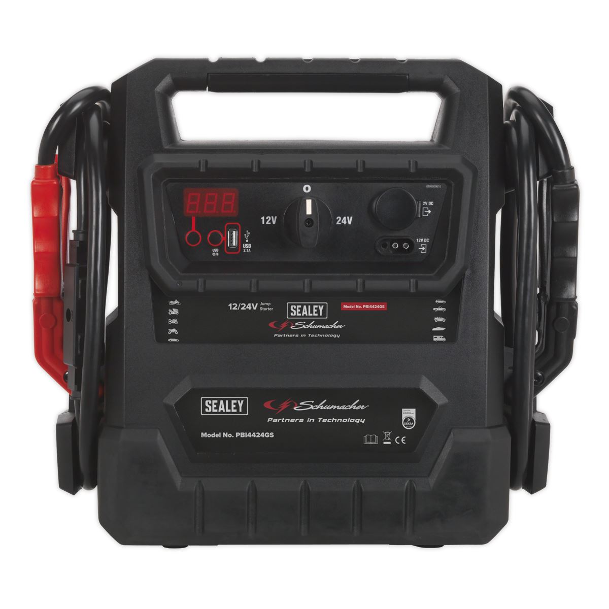 Sealey Schumacher RoadStart Emergency J/Starter 12/24V 4600A DEKRA PBI4424GS