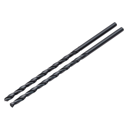 Draper Black HSS Long Drill Bit 3.5 x 100mm (Pack of 2)