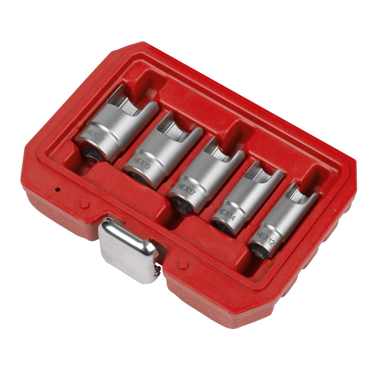 Sealey Elbow Connector Socket Set 3/8"Sq Drive 5pc CV601
