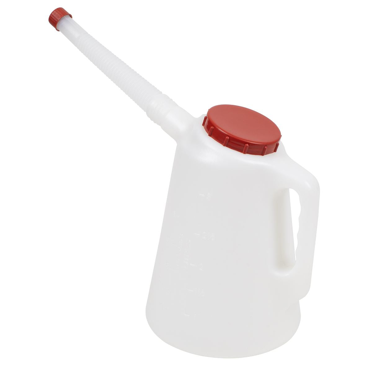 Sealey Oil Container with Flexible Spout 3L - Red Lid JDL3R