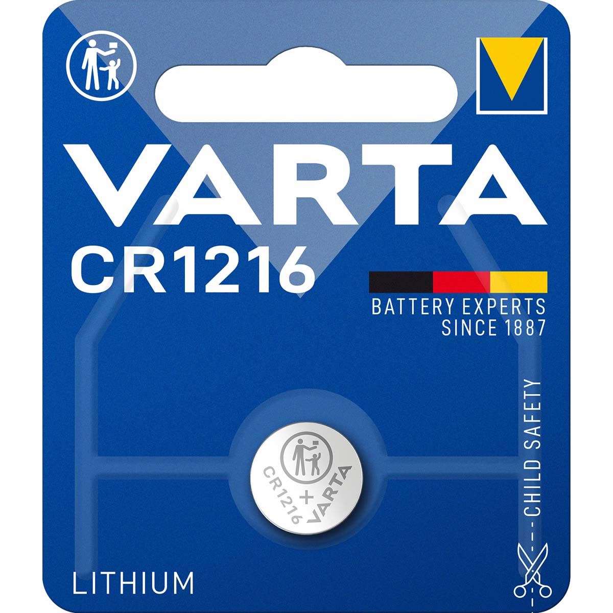 Varta Lithium Button Cell Battery CR1216 3 V 27 mAh 1-Blister