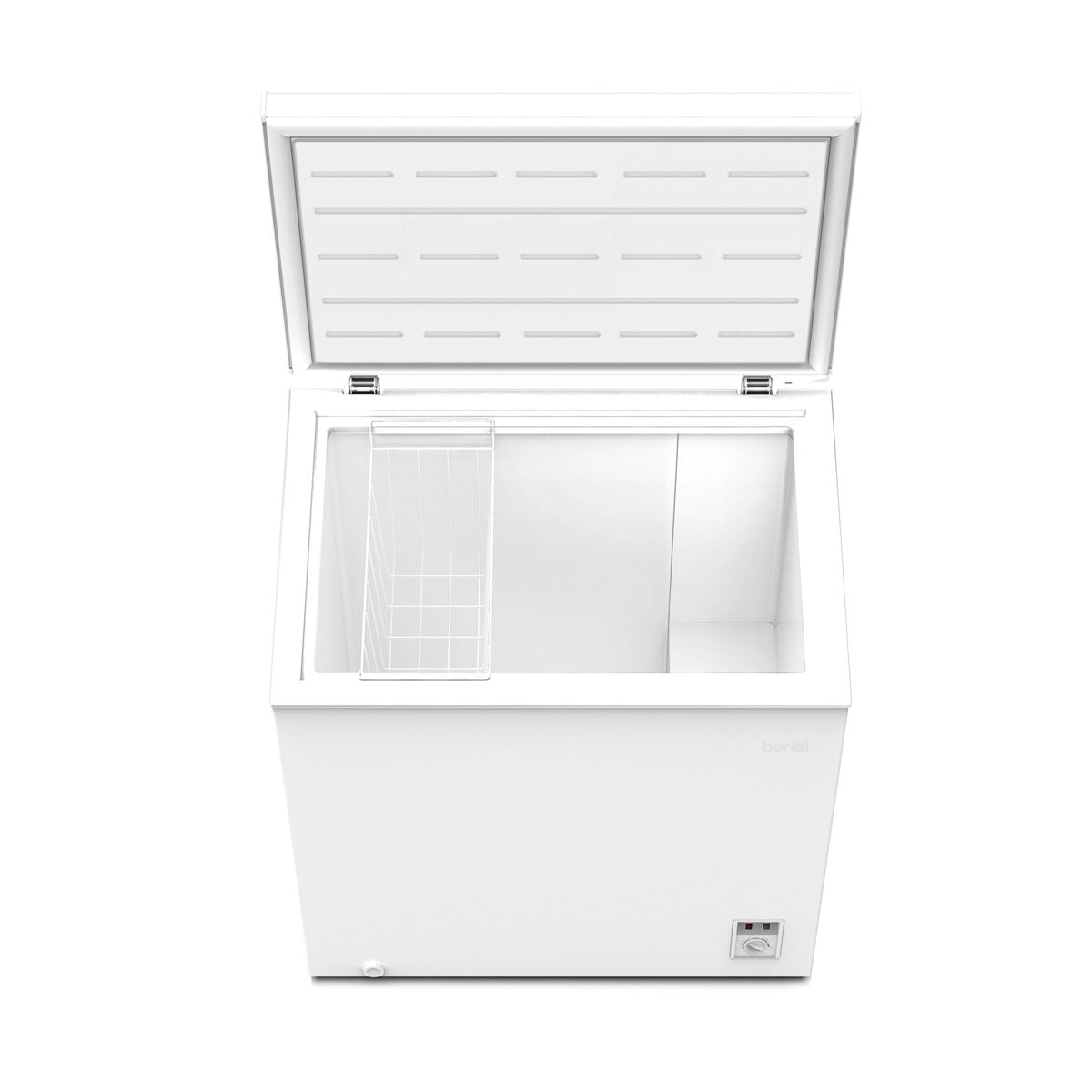 Sealey Baridi Freestanding Chest Freezer, 142L Capacity, Garages and Outbuilding Safe, -12 to -24�C Adjustable Thermostat with Refrigeration Mode, White DH120