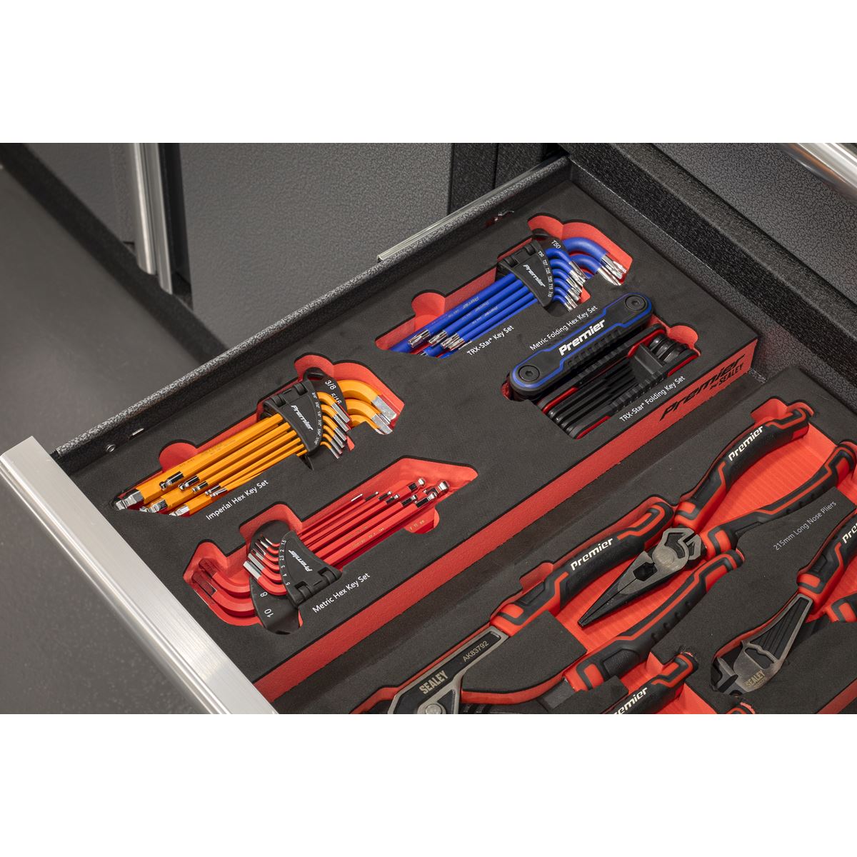 Sealey Premier Master Key Set with Tool Tray 43pc TBT62
