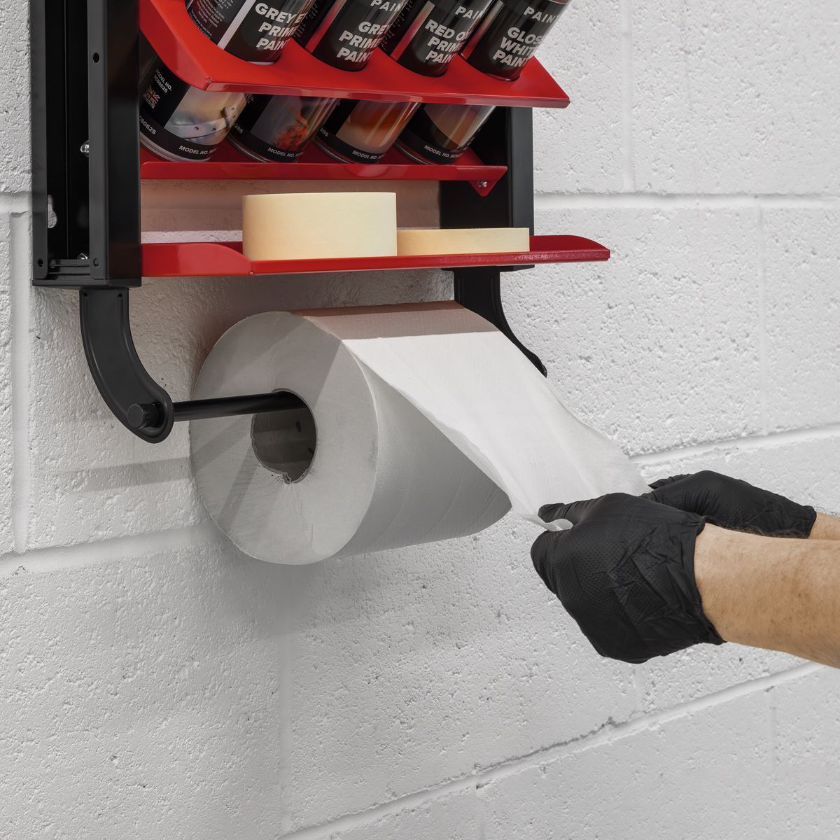 Sealey Spray Can Storage Rack with 8 Can Holders APSCR8