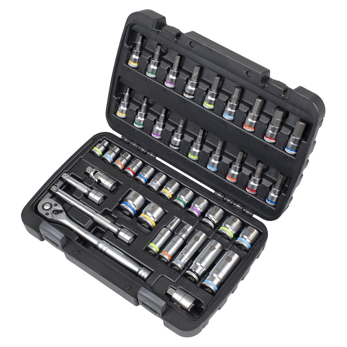Sealey Premier Socket & Socket Bit Set 3/8"Sq Drive 42pc AK7915