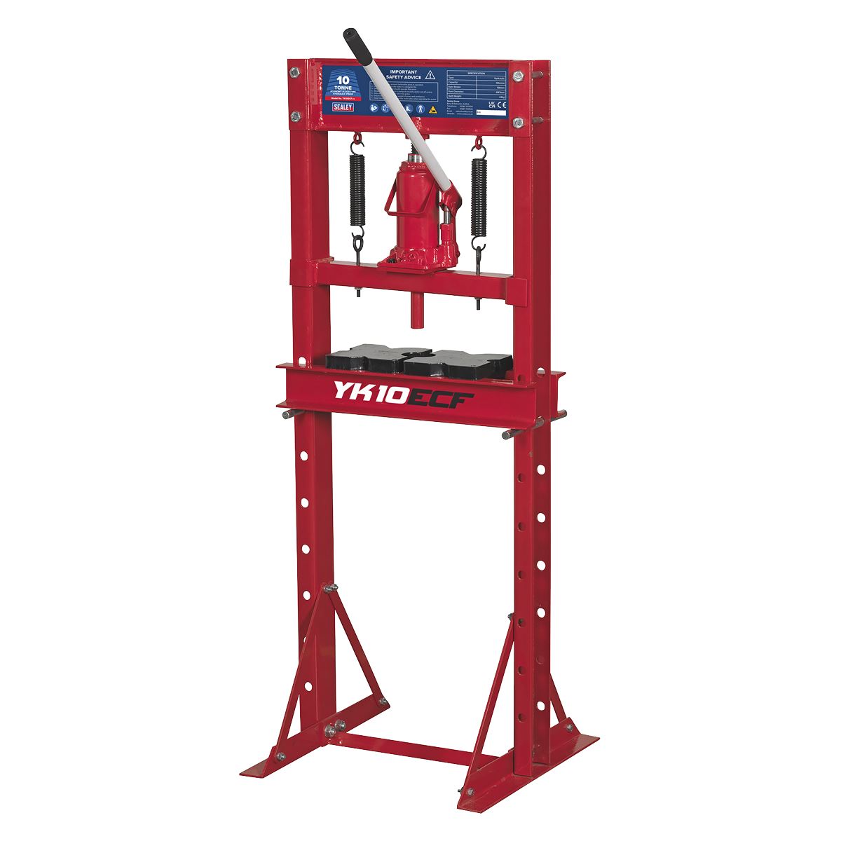 Sealey Hydraulic Press 10 tonne Economy Floor Type YK10ECF
