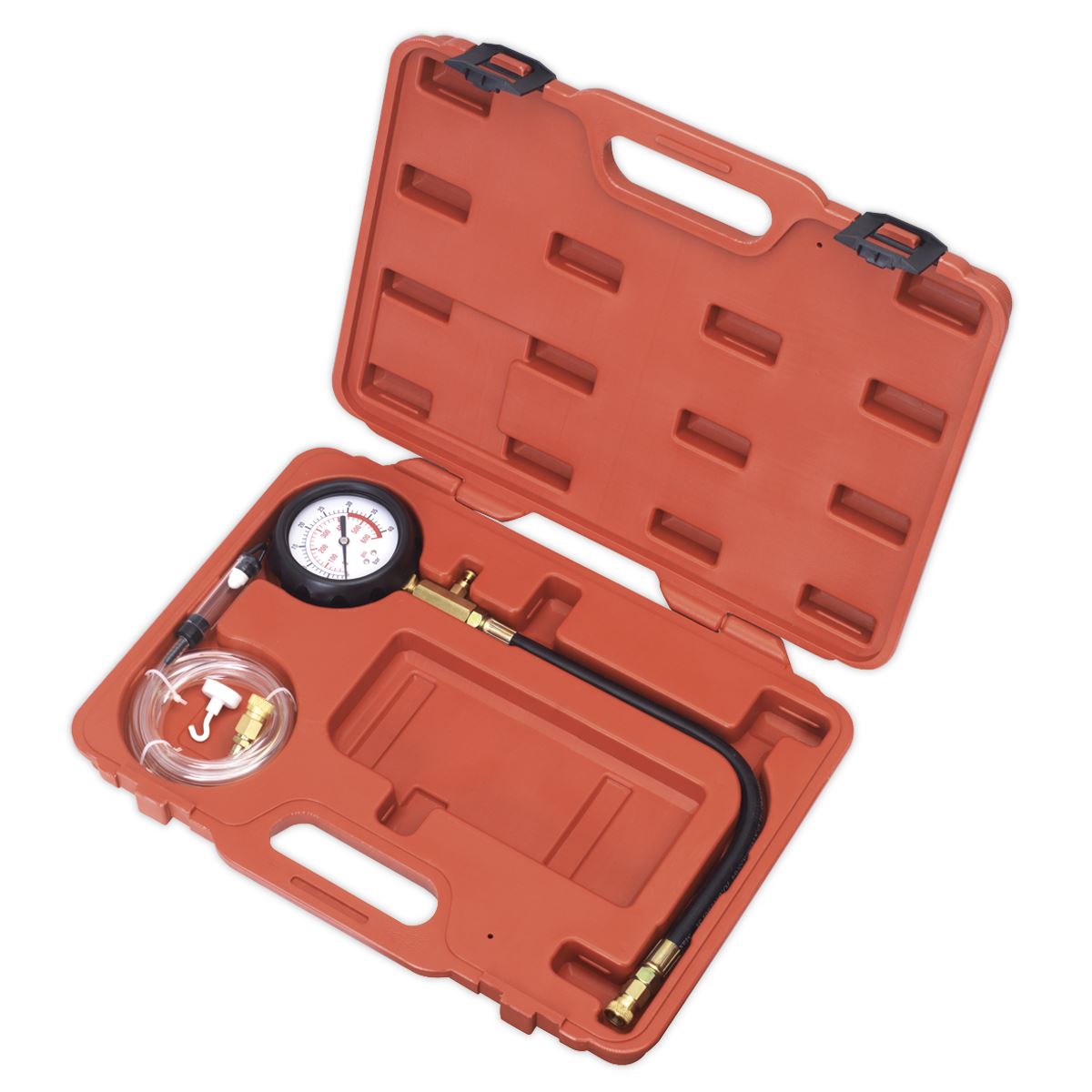 Sealey Diesel Compression Gauge, Hose & TDC Base Kit VSE3157