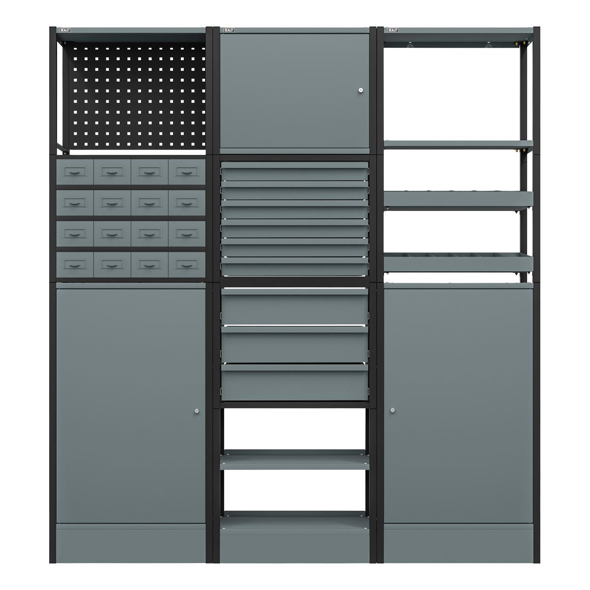 Sealey Modular Racking System Combo 1.74m APMRSTACK1