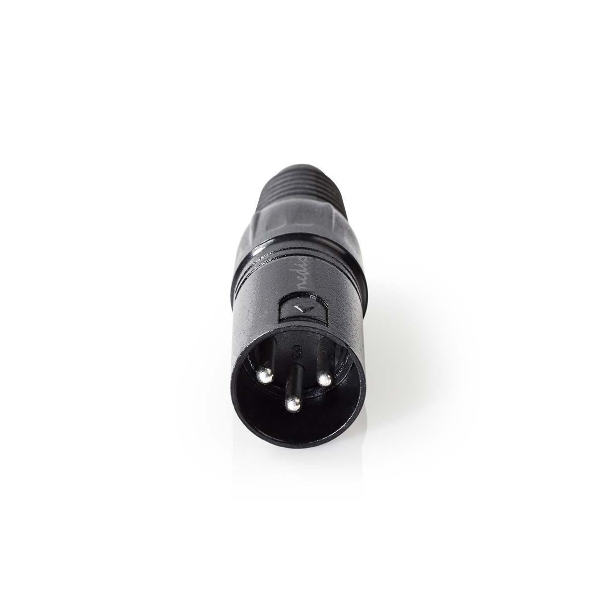 Nedis XLR Connector XLR 3-pin Male Black COTP15900BK