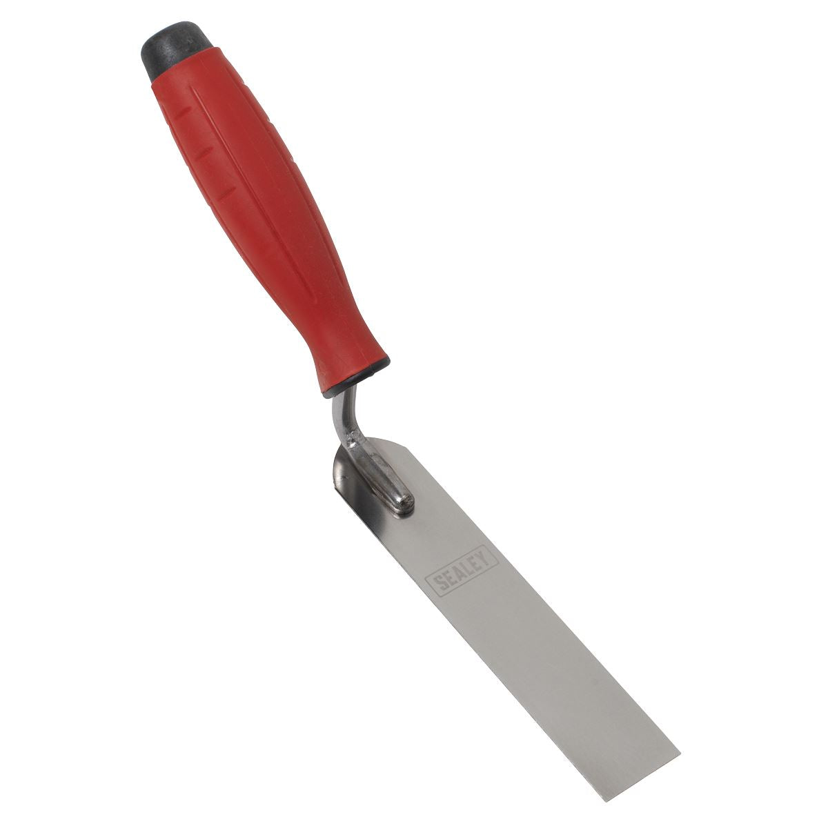 Sealey Stainless Steel Finishing Trowel - Rubber Handle - 30 x 160mm T1740