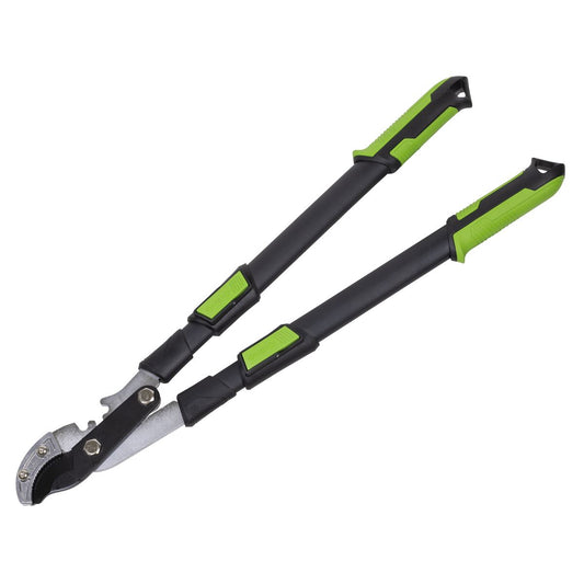 Sealey Telescopic Anvil Lopping Shears, Soft Grip Handle, Geared & Carbon Steel