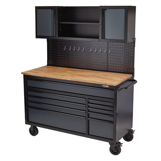 Draper 56" 10 Drawer Workstation Grey B100-56WSG - 08242