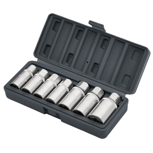 Draper Stud Extractor Set, 3/8" Sq. Dr., 1/2" Sq. Dr. (7 Piece)