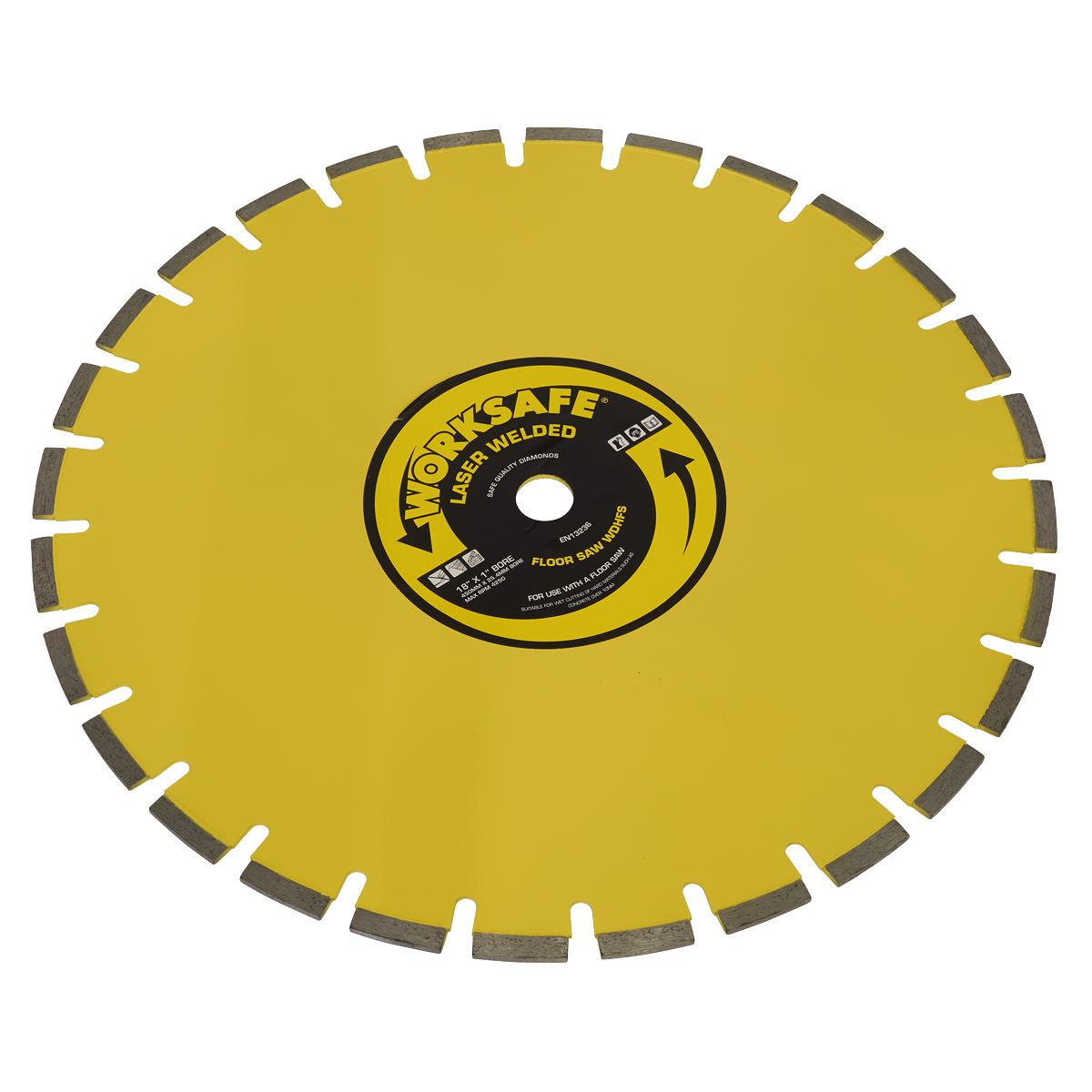 Sealey Floor Saw Blade (Hard) 450 x 25mm WDHFS450