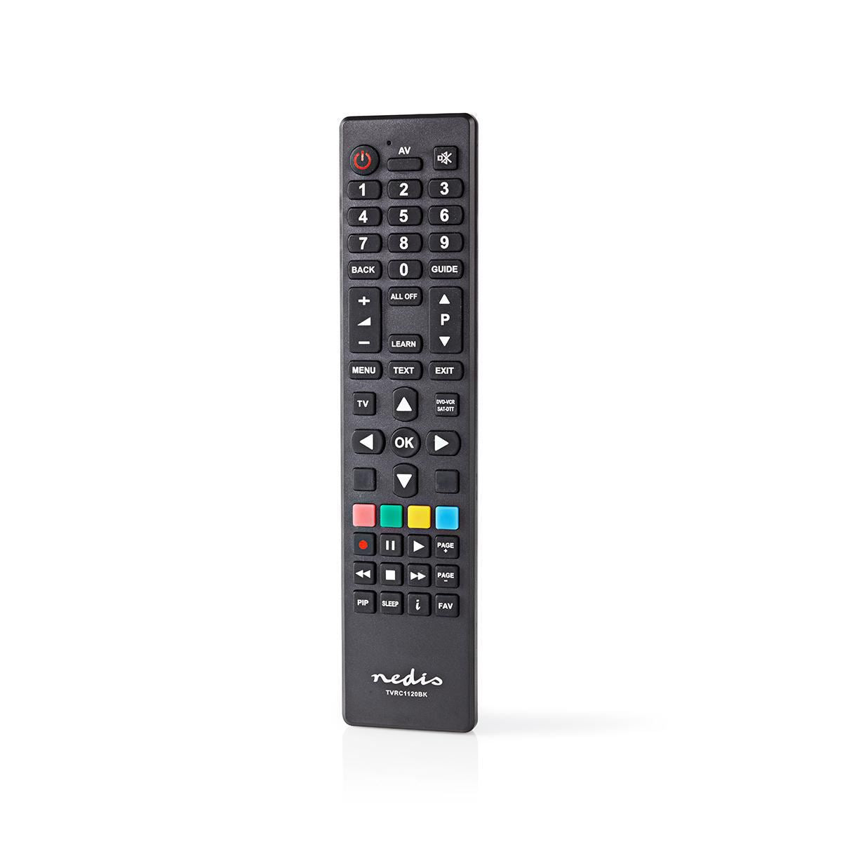 Nedis Universal Remote Control PC programmable Control 2 Devices - TVRC1120BK