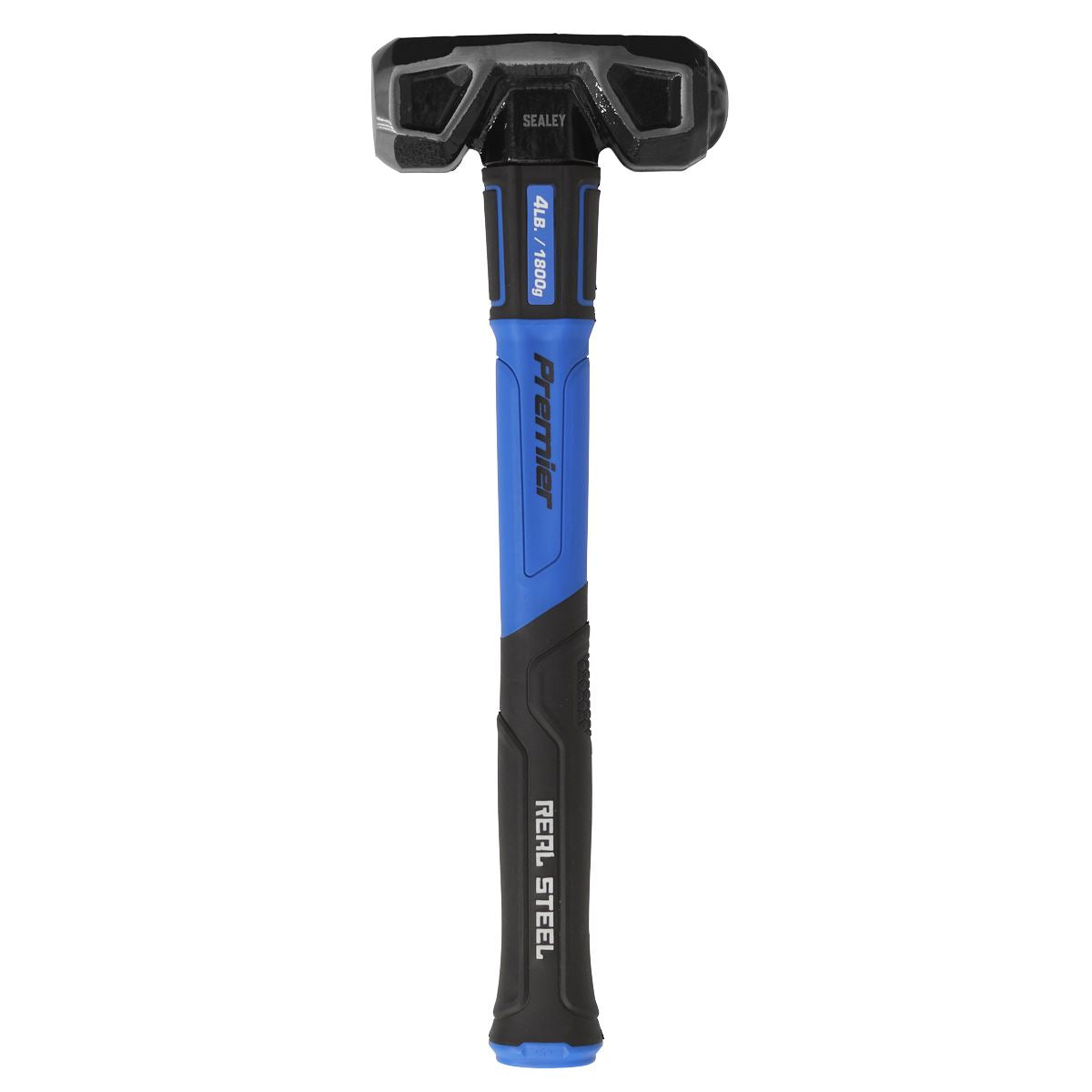 Sealey Sledge Hammer with Fibreglass Shaft 4lb Short Handle SLHG04